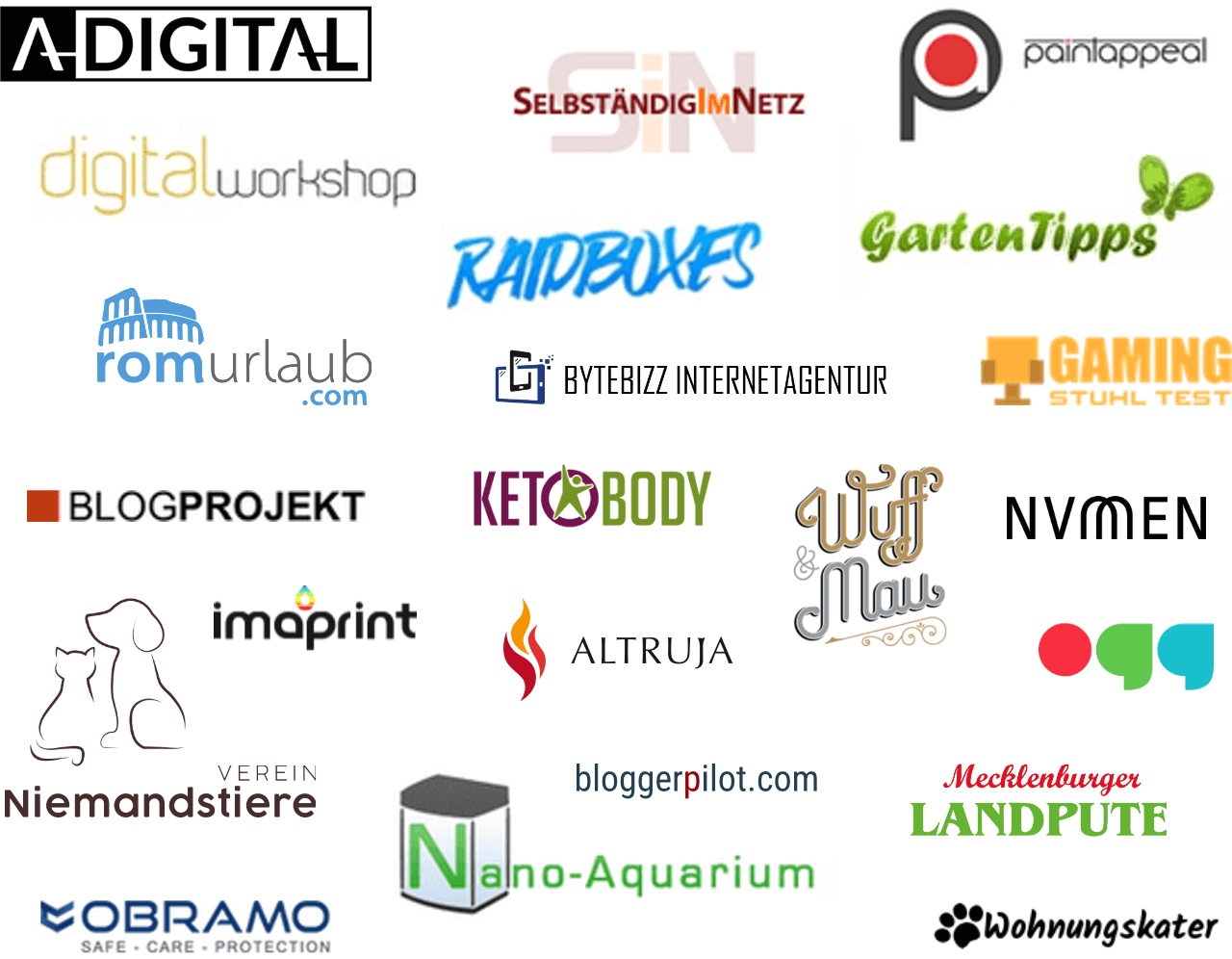 Texte kaufen Kunden Logos