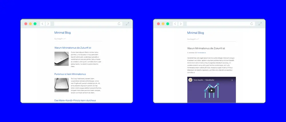 M3 Minimal WordPress Theme